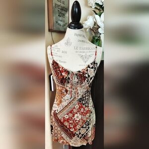 Inspired Hearts Fall Paisley Top